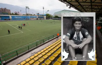 Matías Ramírez Vargas disputaba el campeonato Sub 17 de la Liga Antioqueña de Fútbol. FOTO: CORTESÍA Y EL COLOMBIANO