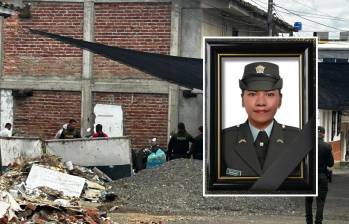 El estruendo de la explosión, que ocasionó la muerte de una joven patrullera de 22 años, también generó pánico en todos los habitantes de la zona. FOTO: Redes sociales @PoliciaColombia