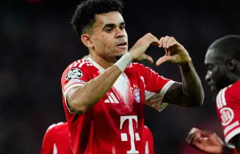 Con su doblete ante el PSG en París, Luis Díaz se convirtió en el máximo goleador colombiano en la Champions League, igualando a Jackson Martínez. FOTO: Tomada de redes sociales @FCBayern