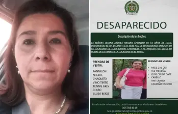 Liliana Andrea Molina fue hallada sin vida en un hotel de Tunja, luego de ser reportada como desaparecida. FOTOS: Q’Hubo Bogotá - Policía Nacional