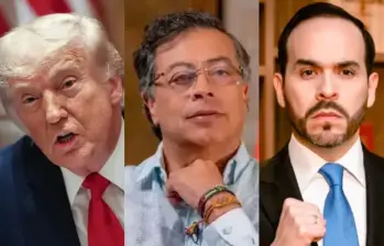 Petro criticó fuertemente el apoyo de Trump a De la Espriella y dijo que el mandatario norteamericano había roto una promesa que le hizo en su visita a la Casa Blanca. Foto: EFE/Colprensa/Cortesía.