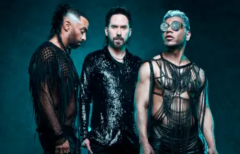 De izquierda a derecha: Mario Domm, Pablo Hurtado y Samo, integrantes del grujupo que regresan con álbum y conciertos. FOTO Cortesía