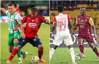 Mientras se espera por la final de Copa BetPlay entre DIM y Nacional, los cuadrangulares semifinales de Liga BetPlay 2025-II se definen con la fecha 5 y 6. FOTO: Camilo Suárez y @cdtolima
