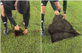En una decisión de último minuto que tomó por sorpresa a planteles e hinchada, la Dimayor anunció la cancelación del choque entre Millonarios y Once Caldas este martes 13 de octubre. FOTO: Captura de video de redes sociales de Dimayor
