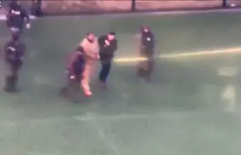 Nicolás Maduro trasladado al Tribunal. Foto: captura de video.