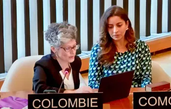 La viceministra Saia Vergara (izquierda) representó al país en Francia. FOTO: MinCulturas