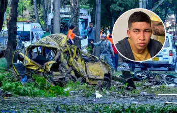 El ataque ocurrió pasadas las 3:00 de la tarde de este jueves, 21 de agosto. FOTOS: AFP y tomada de X @Zuluag58661Ciro