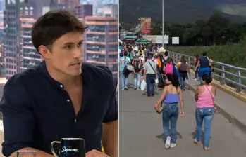 El periodista chileno Roberto Cox y su equipo de prensa fueron retenidos por siete horas en la frontera colombo-venezolana. FOTO: Captura de video y Colprensa 