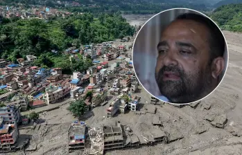Rajendra Dawadi logró coordina una evacuación exprés para salvar a 900 niños de los estragos que ocasionó deslizamientos e inundaciones en Nepal. Fotos: AFP y captura video BBC
