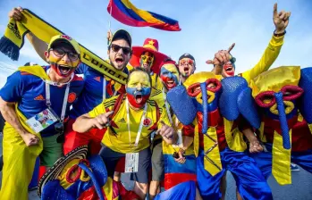 La llegada de hinchas colombianos a México se daría debido a que los dirigidos por Néstor Lorenzo juegan dos de los tres partidos de la fase de grupos en ese país. Foto: Juan Antonio Sánchez Ocampo.