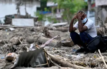 Así se explica el desprendimiento del glaciar que causó la tragedia en Nepal-Tíbet. FOTO: AFP