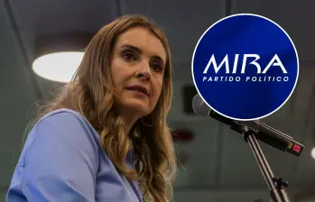 A través de un comunicado, el movimiento dio a conocer su respaldo a la candidata del Centro Democrático. Foto: Colprensa/MIRA