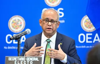 El anuncio de Albert Ramdin se da luego de que la Casa Blanca denominara al Cartel de los Soles, presuntamente liderado por Nicolás Maduro, como una organización terrorista. Foto: AFP