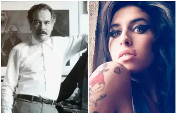 Manuel Mejía Vallejo y Amy Winehouse fallecieron un 23 de julio, dejando un legado artístico que sigue resonando en la música y la literatura. FOTOS cortesía y El Colombiano