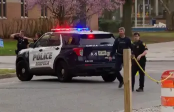 El campus de Norfolk de la Universidad Old Dominion del Estado de Virginia en Estados Unidos se convirtió en la escena de un crimen este jueves. FOTO: Cortesía de la Policía de Virginia