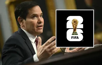 El jefe de la diplomacia estadounidense, Marco Rubio, prometió este miércoles redoblar el personal para la concesión de visas antes del Mundial de Fútbol de 2026. FOTO: AFP y X @fifaworldcup_es