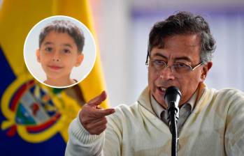 El presidente Gustavo Petro le restó importancia a la muerte del menor Kevin Arley Acosta en sus declaraciones durante el último Consejo de Ministros. FOTOS: Colprensa y Tomada de X @RonnySuarez_