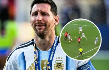 Lionel Messi puso punto final a su ciclo con la Selección Argentina a los 39 años, dejando como último recuerdo una definición memorable. FOTO: Getty y captura de video de redes sociales