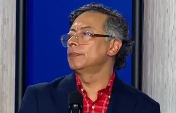 El presidente Gustavo Petro en su alocución del 27 de abril. Foto: Captura de pantalla.
