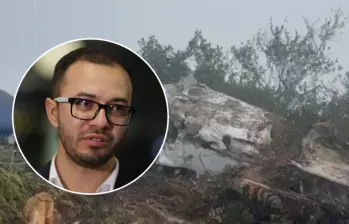 Diógenes Quintero Amaya, de 36 años, era uno de los 13 pasajeros que murió en el siniestro aéreo de un avión de Satena en Norte de Santander. Fotos: Colprensa y redes sociales 