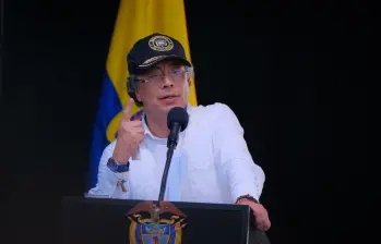 El presidente Gustavo Petro se pronunció tras los señalamientos de su homólogo ecuatoriano sobre su visita a Manta y una presunta relación con el narcotraficante alias ‘Fito’. FOTO: Colprensa. 