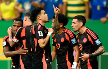 Luis Díaz llegó a 17 goles con la Selección Colombia, y ajusta tres ante Brasil en la presente Eliminatoria. FOTO AFP