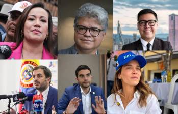 De izquierda a derecha; arriba: Carolina Corcho, Wilson Arias, Walter Rodríguez. Abajo: Andrés Forero, Hernán Cádavid y Maria Claudia Posada: Foto: Colpresa, El Colombiano y redes sociales.