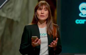 La mujer, que habría enviado las frambuesas envenenadas con talio a dos menores de edad en Bogotá, reapareció en Reino Unido y fue rescatada del río Támesis. FOTO: Captura video de redes sociales