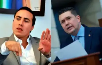 Richard Aguilar y Edwin Ballesteros, líderes políticos de Santander, enfrentan diferentes cuestionamientos en su contra. FOTO: Colprensa