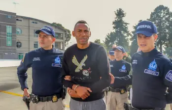 Jhon Eduis Viáfara, hace seis años cuando fue capturado por las autoridades. Foto: Colprensa 