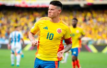 James Rodríguez, de 33 años, es el capitán de la Selección Colombia de Néstor Lorenzo. Hasta el momento ha celebrado 29 goles en los 112 partidos disputados. Fue el mejor jugador de la Copa América 2024 . FOTO: JUAN ANTONIO SÁNCHEZ