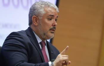 El expresidente Iván Duque fue nombrado consejero en junta del Metro Bank. FOTO: Colprensa 
