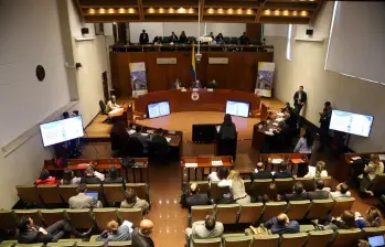 La Corte Constitucional en una sesión. FOTO: COLPRENSA.