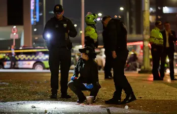Por lo menos 19 policías han sido asesinados en el país en medio del “Plan pistola”, ninguno de ellos en Bogotá. Imagen de referencia. FOTO: Colprensa