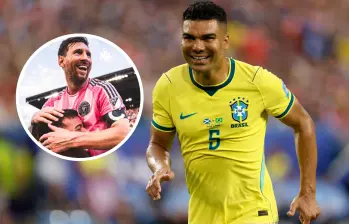 Tras años de intensas batallas defendiendo las camisetas del Real Madrid y el Barcelona, Casemiro y Lionel Messi volverán a compartir terreno de juego, esta vez como aliados en el Inter Miami. FOTO: Getty y redes sociales @LeoMessi
