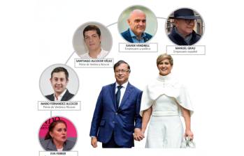 La exprimera dama Verónica Alcocer tuvo un rol destacado en el primer año del gobierno Petro, mientras varios de sus allegados estuvieron cerca del poder. Foto: Presidencia. 