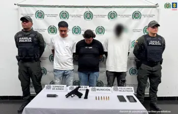 Ambos fueron imputados por los delitos de secuestro extorsivo, hurto calificado y fabricación, tráfico y porte de armas y municiones de uso restringido, todas las conductas agravadas. Los procesados no aceptaron los cargos. FOTO Fiscalía. 