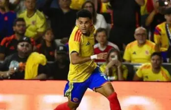 Luis Díaz sería de nuevo titular con Colombia en el duelo amistoso ante Australia, este martes en Nueva York. FOTO CORTESÍA FCF