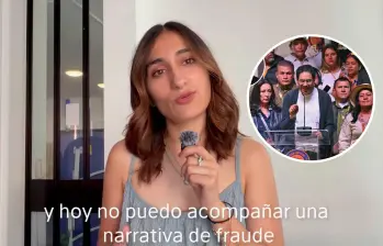 “La democracia no puede ser un valor que defendamos solo cuando el resultado nos favorece” Laura Sarabia le pide a Petro y Cepeda respetar la democracia. Foto: Captura de video @laurisarabia / etty