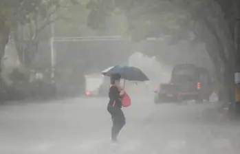 Autoridades reportaron tormenta eléctrica en Medellín y el Valle de Aburrá. FOTO: Cortesía