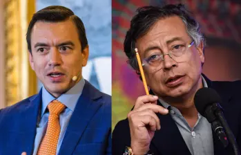 Ante la imposición de aranceles del 30 % a productos colombianos por parte del gobierno de Daniel Noboa, el gobierno de Gustavo Petro ha suspendido la venta de energía a territorio ecuatoriano. FOTOS: Getty y Colprensa