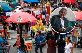 El presidente de Fenalco, Jaime Alberto Cabal, presentó el panorama laboral 2026 durante una rueda de prensa del gremio. FOTO: JULIO HERRERA