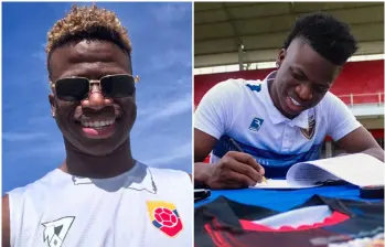 Ricardo Rincón, un influencer oriundo de Cali, de 23 años y conocido masivamente en redes sociales como el “Vini colombiano”, jugará como profesional en Venezuela. FOTO: Tomada de redes sociales @vinicolombia_7