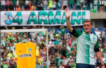 Franco Armani regresa a Atlético Nacional 9 años después. FOTO: Instagram Francoarmani34