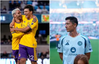 Antoine Griezmann y Robert Lewandowski son los dos grandes fichajes de la MLS para esta temporada. FOTOS: X Orlando City y Chicago Fire