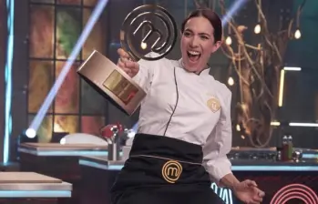 Violeta Bergonzi fue la ganadora de MasterChef Celebrity Colombia. FOTO: Cortesía Canal RCN y MasterChef Celebrity Colombia