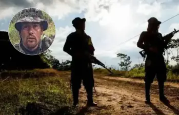 Alias Barreto, señalado como responsable de recientes atentados en el Valle del Cauca. Foto: Colprensa y redes sociales. 