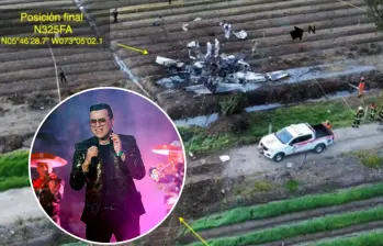 El informe despejó dudas sobre una posible falla mecánica en el siniestro donde murió Yeison Jiménez. Fotos: Colprensa y DIACC