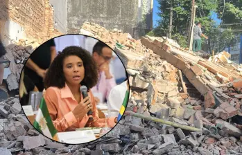 La gobernadora Nubia Córdoba propone un banco de materiales para ayudar a la reconstrucción de viviendas luego del terremoto. Fotos: Cortesía y Colprensa