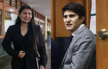 Karen Manrique y Wadith Manzur, investigados por corrupción. Foto: Colprensa